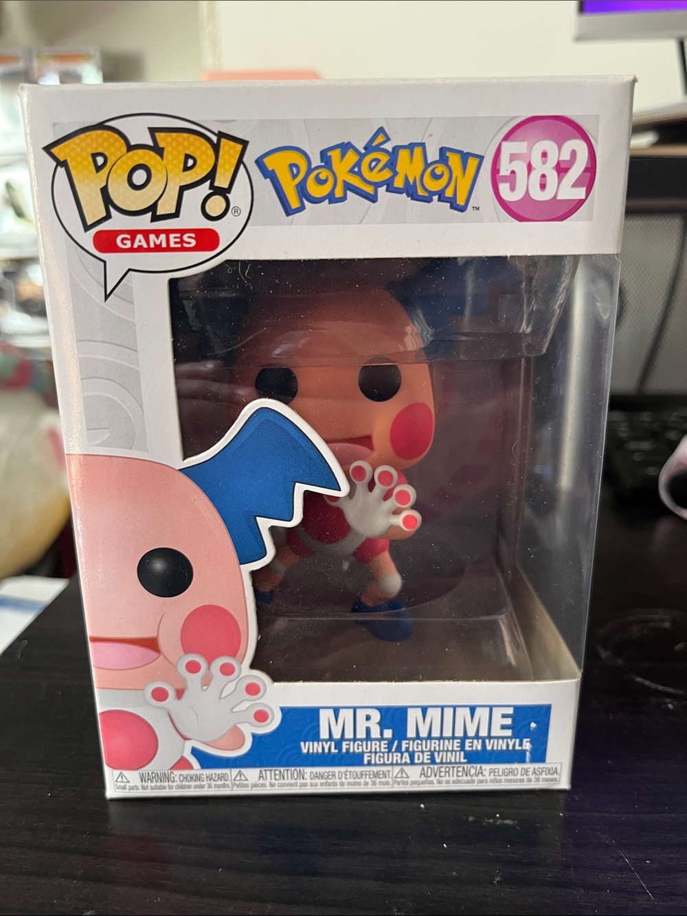 Funko Pop Games Mr. Mime - Pink, Blue, Red